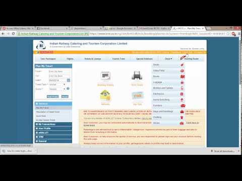 how to create irctc account