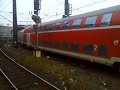 K�ln Hauptbahnhof Ausfahrt BR 112 mit RE  Doppelstockwagen