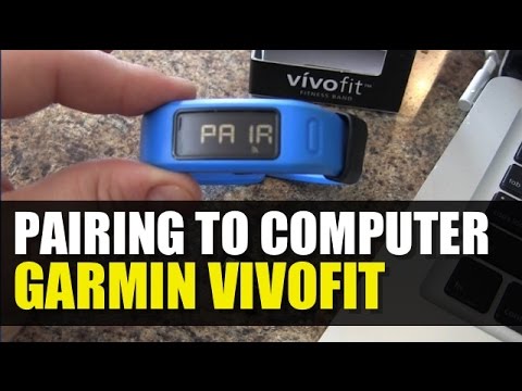 how to sync garmin vivofit