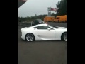 Lexus LF-A at full throttle captured by Jonathan Paul