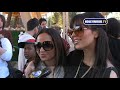 Kim Kardashian and Adrienne Bailon at the Janeen Mansour Celebrity Shoe Drive