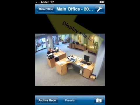 how to control cctv with iphone