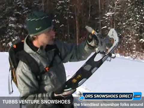 how to fasten tubbs snowshoes