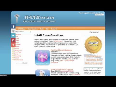 how to schedule haad exam