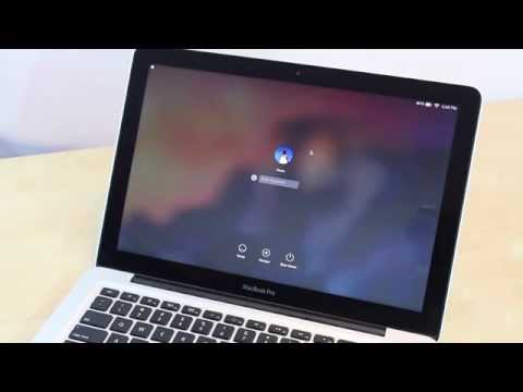 how to open macbook pro