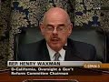 Waxman on Subpoena for Secretary Rice