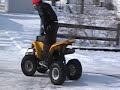 kazuma atv 150 snow drifting