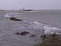 Sturmflut - aus dem Langeooger Hafen