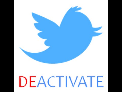 how to to deactivate twitter