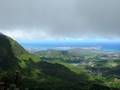 view from oaho highest mountain