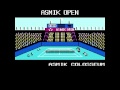 gameplay video of four players tennis for nes (europe)