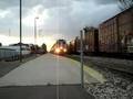 BNSF #5315 meets up with Cabcar #6961 who serves Amtrak #704