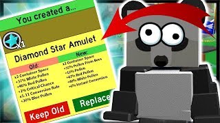 Diamond Star Amulet 30 Unique Gifted Bee Types Roblox Bee