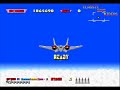 after burner ii (c) 10/1987 sega. another three-dimensional sega game rendered with their superb sprite-scaling technology; this time putting the player into the seat of a powerful jet fighter. 23 colourful, fast-moving stages await the player, as he or she takes on the hordes of enemy planes intent on the player's destruction. at the end of every second stage, the player's jet fighter is re-fueled and re-armed, either by the appearance of a large support plane, or by landing on a military airstrip. after burner's straightforward shoot'em up gameplay is unremarkable and repetitive, but fun - largely down to the game's incredible visuals. deluxe cabinet dimensions : 80'' (203cm) deep x 53'' (135cm) wide x 69'' (175cm) high. weight : 800 lbs (362 kg) upright cabinet dimensions : 24, 8'' (63cm) deep x 33, 9'' (86cm) wide x 72, 8'' (185cm) high. weight : 273 lbs (124 kg) sega x board hardware main cpu : (2x) 68000 (@ 12.5 mhz) sound cpu : z80 (@ 4 mhz) sound chips : ym2151 (@ 4 mhz), sega (@ 4 mhz) screen orientation : horizontal video resolution : 320 x 224 pixels screen refresh : 60.00 hz palette colors : 24576 players : 1 control : stick buttons : 2 in the cutscenes that show your jet fighter landing on a landing strip in order to reload the missile supply, there are some special vehicles that will make a cameo appearance. in the first landing, you'll see a man riding the motorcycle from 