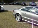 Mercedes Benz SL55 AMG and an old Rolls Royce