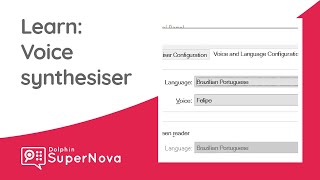 Learn SuperNova: Voice Synthesiser