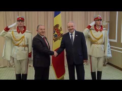 Președintele Timofti a primit scrisorile de acreditare din partea Ambasadorilor Marii Britanii, Turciei și Azerbaidjanului