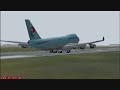 Boeing 747-400F Koraen Air Cargo landing