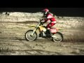 Railing berms on an RM250