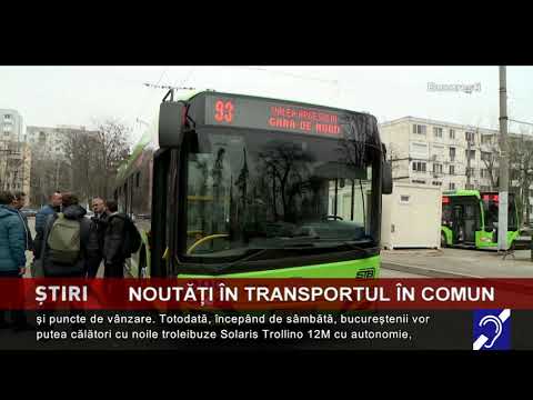 Noutăți în transportul în comun din București