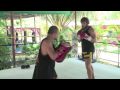 Ultimate Fighter Kyle Kingsbury trains @ Tiger Muay Thai