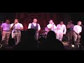 the broadway boys open their concert at birdland, july 9th, with morning  glow, led by daniel torres.		
