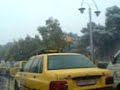 Snowy day in Damascus