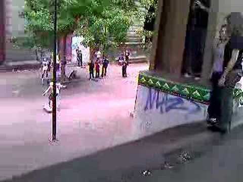 Mark Gonzales Wallie at Brooklyn Banks