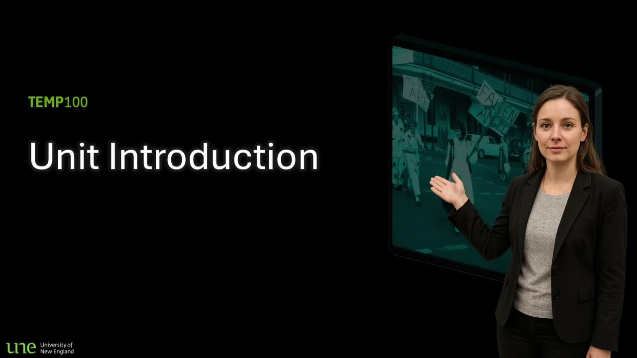 UNE Studio Unit Intro