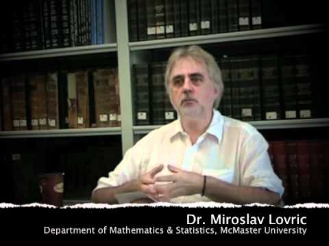 mcmaster University Math - Dr. Miroslav Lovric (Department of Mathematics & Statistics, McMaster University), describes some of his strategies for teaching effectively. Part of a serie...