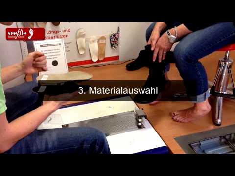 Orthopädische Einlagen nach Maß