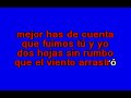 Letra de la cancion Dos hojas sin rumbo - Banda El Recodo