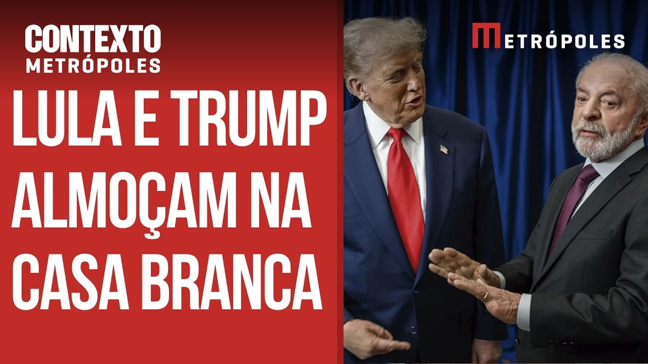 Após encontro privado, Lula e Trump almoçam na Casa Branca; saiba bastidores