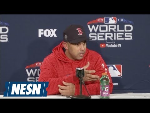 Video: Alex Cora 2018 World Series Game 2 Postgame Press Conference