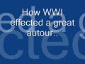 Tolkein and World War One