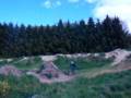 Clarky crashes mtb at Waimea ST