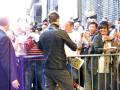 Jude Law - Stage door - Broadhurst Theater, NYC 9/20/09