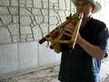 videos de Native American Flute in a Tunnel, 2 (4 of 4) Triple Flute