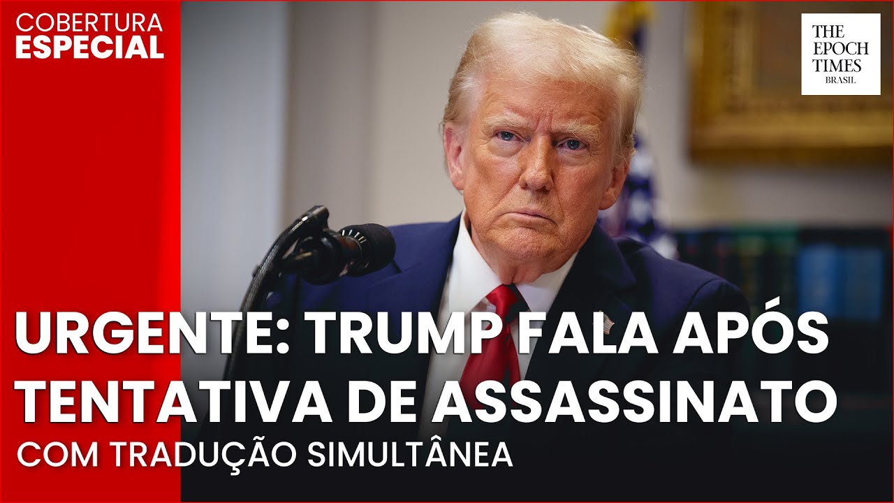 🔴 AO VIVO: Trump faz pronunciamento após tentativa de assassinato | Tradução simultânea