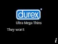 funny Commercial - durex ultra mega thins