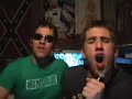 Will on the right and AK on the left Lip syncin to Lucas Prata's 