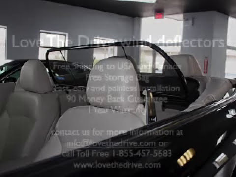 Lexus IS 250 & 350 convertible wind deflector install video .mov