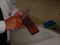 Rabbi Serels Sharpening A Shehitah Knife
