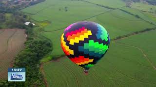 Brasileiro em Boituva: campeonato de balonismo agita a cidade