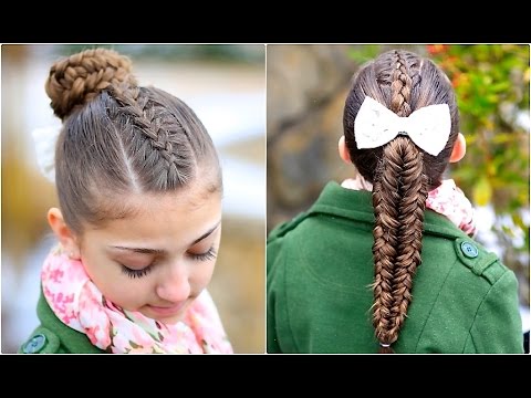 Twisted Edge Fishtail Combo | Cute Girls Hairstyles
