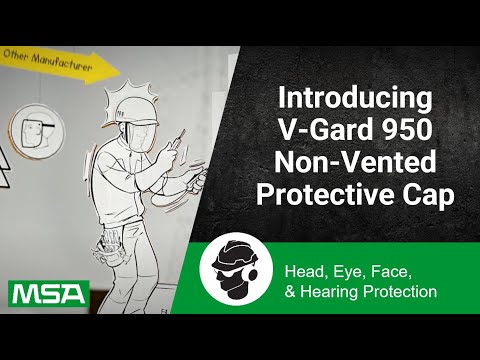 Safety Helmet | V-Gard® 950 Non-Vented Protective Cap