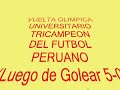 universitario tri   vuelta olimpica