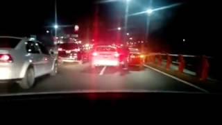 Tráfico provoca choque y ese choque provoca otro choque