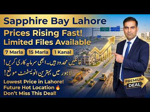 RUDA Sapphire Bay Lahore Investment Guide: 7 Marla, 15 Marla & 1 Kanal Latest Price Update