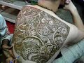 mehndi on the back 2
